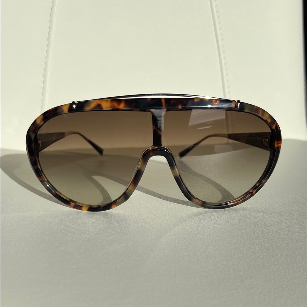 MaxMara MM WINTRY/G - WR9 Brown Havana Tortoise Shell Oversized Sunglasses
